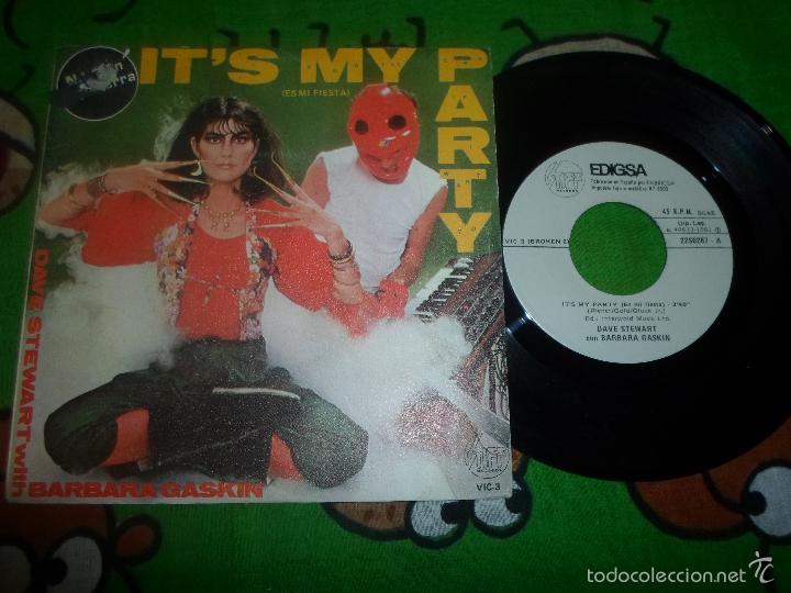 Discos de vinilo: DAVE STEWART CON BARBARA GASKIN - Foto 1
