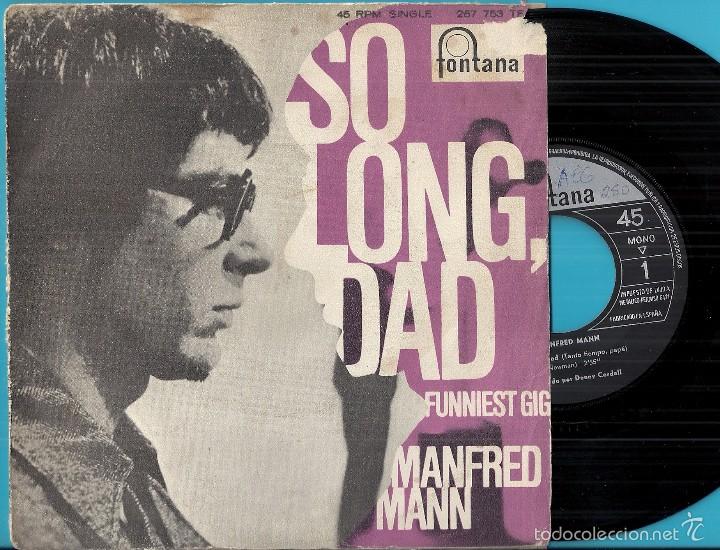 Discos de vinilo: MANFRED MANN: SO LONG, DAD / FUNNIEST GIG - Foto 1