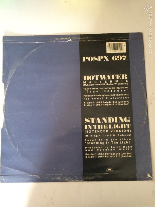 Discos de vinilo: LEVEL 42-HOT WATER - Foto 2