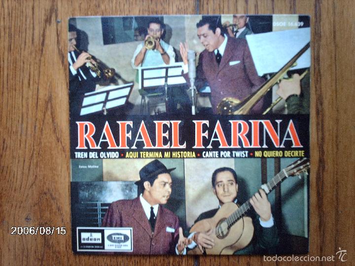Discos de vinilo: rafael farina  -  tren del olvido  +  3 - Foto 1