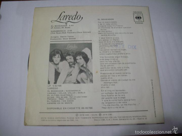 Discos de vinilo: LAREDO EL BOXEADOR El boxeador-Sudamerica - Foto 2