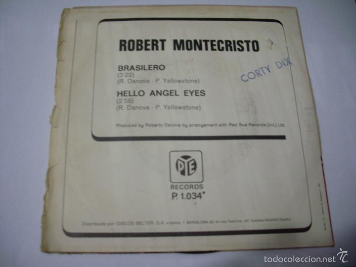 Discos de vinilo: ROBERT MONTECRISTO Brasilero-Hello Angel eyez - Foto 2