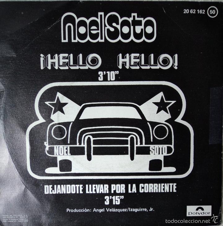 Discos de vinilo: Noel Soto - Hello, Hello - Edici&oacute;n de 1975 de Espa&ntilde;a - Foto 2