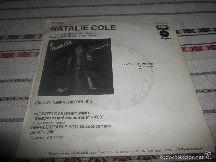 Discos de vinilo: NATALIE COLE IVE GOT LOVE ON MY MIND - Foto 2