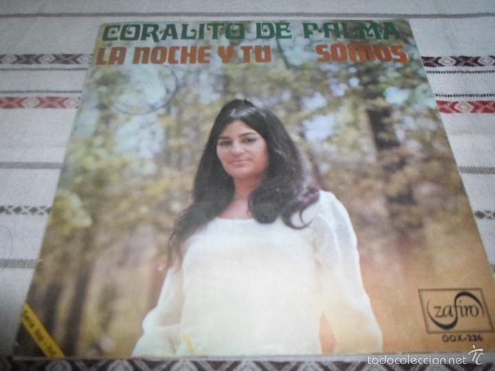 Discos de vinilo: CORALITO DE PALMA LA NOCHE Y TU - Foto 2