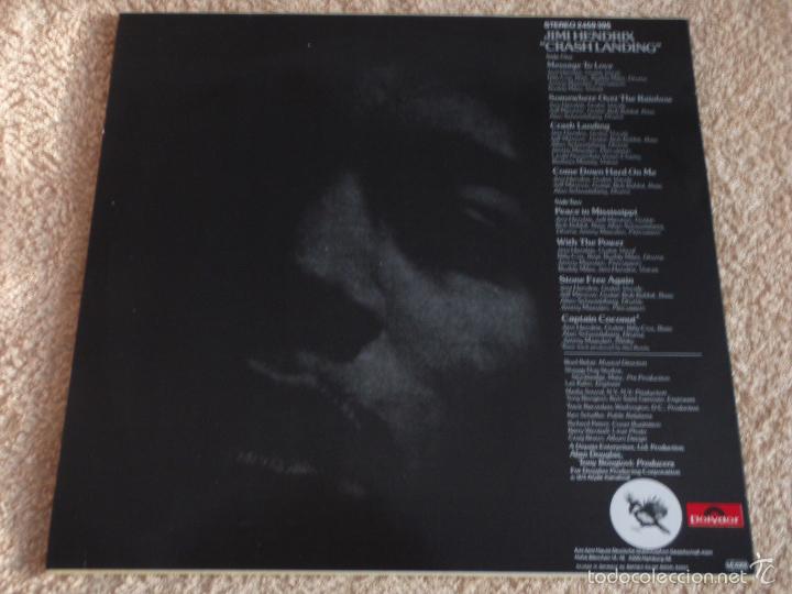 Discos de vinilo: Jimi Hendrix &ndash; Crash Landing, Germany 1975 Polydor* - Foto 2