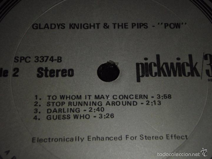 Discos de vinilo: Gladys Knight & The Pips - Pow!, US 1975 Pickwick - Foto 4
