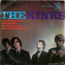 Discos de vinilo: EP THE KINKS : YOU REALLY GOT ME 