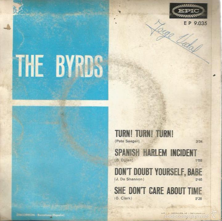 Discos de vinilo: EP LES BYRDS ( THE BYRDS ) : TURN! TURN! TURN! - Foto 2