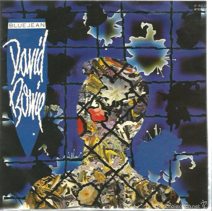 Discos de vinilo: SG DAVID BOWIE :  BLUE JEAN ( EDICION ESPA&Ntilde;A ) - Foto 1