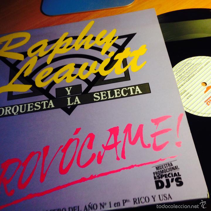 Discos de vinilo: RAPHY LEAVITT (PROVOCAME) MAXI ESPA&Ntilde;A 1990 (B-12) - Foto 1