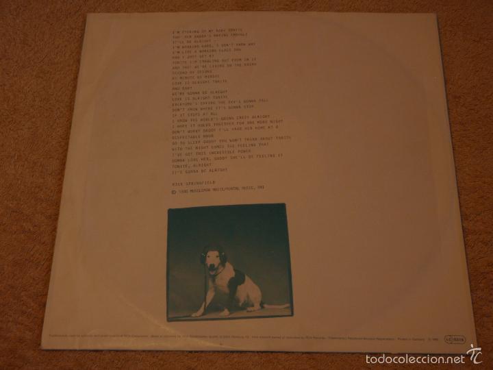 Discos de vinilo: RICK SPRINGFIELD ( WORKING CLASS DOG ) GERMANY-1981 LP33 RCA - Foto 4