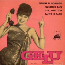 Discos de vinilo: GELU, EP, SIEMPRE ES DOMINGO + 3, AÑO 1962. Lote 56984845