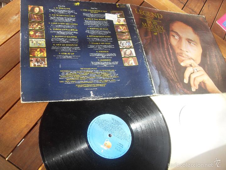 Discos de vinilo: BOB MARLEY LP Legend Made in Spain 1984 - Foto 2