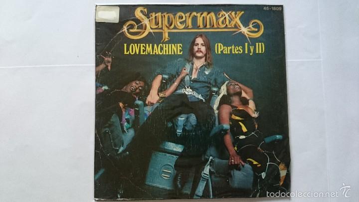 Discos de vinilo: SUPERMAX - LOVEMACHINE (PARTS I & II) (1978) - Foto 1