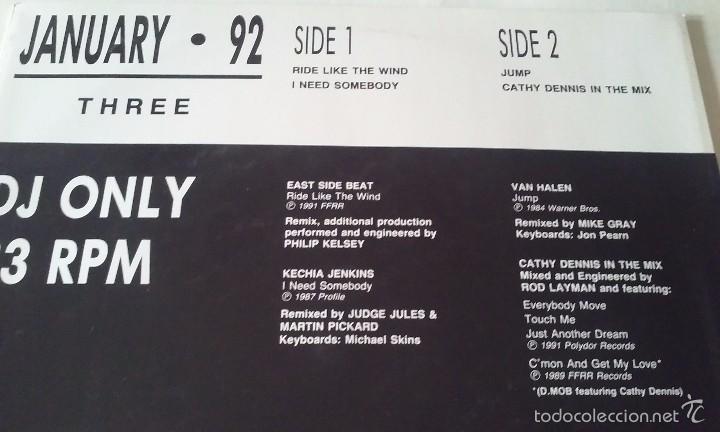 Discos de vinilo: Various - January 92 - Three - 1992 - Foto 1