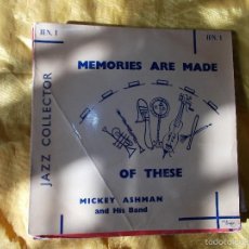 Discos de vinilo: MICKEY ASHMAN AND HIS BAND. MEMORIES ARE MADE OF THESE. EP. EDICION INGLESA. IMPECABLE. Lote 57021860