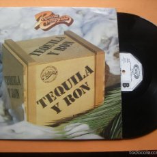 Discos de vinilo: PEQUEÑA COMPAÑIA - TEQUILA Y RON - LP - MOVIEPLAY 1982 SPAIN PROMO PEPETO. Lote 57036187