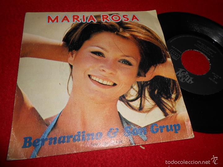 Disques de vinyle: BERNARDINO & SON GRUP Maria Rosa / Ay, Mari-Rosa 7 SINGLE 1974 Yupy