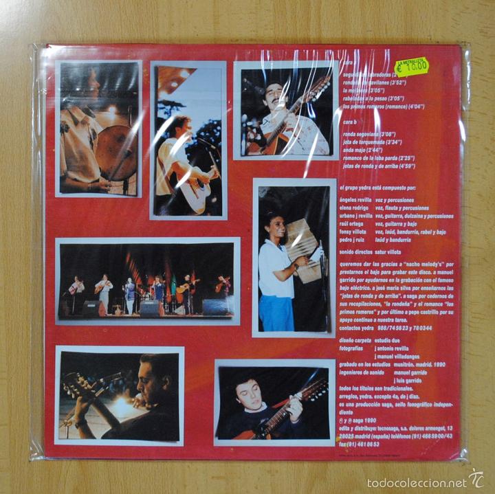Discos de vinilo: YEDRA - PARA CANTAR Y BAILAR - LP - Foto 2