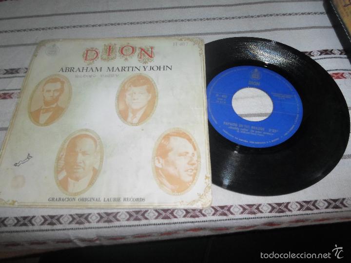 Discos de vinilo: DION ABRAHAM MARTIN Y JOHN - Foto 1