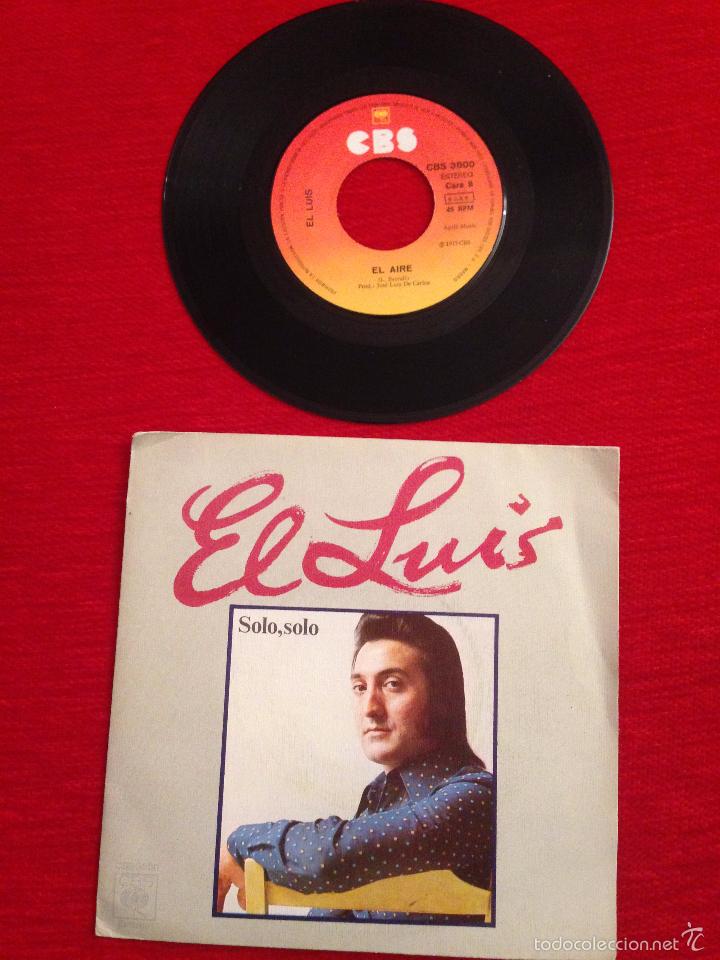 Disques de vinyle: VINILO EL LUIS / SOLO SOLO / EL AIRE / CBS 1975
