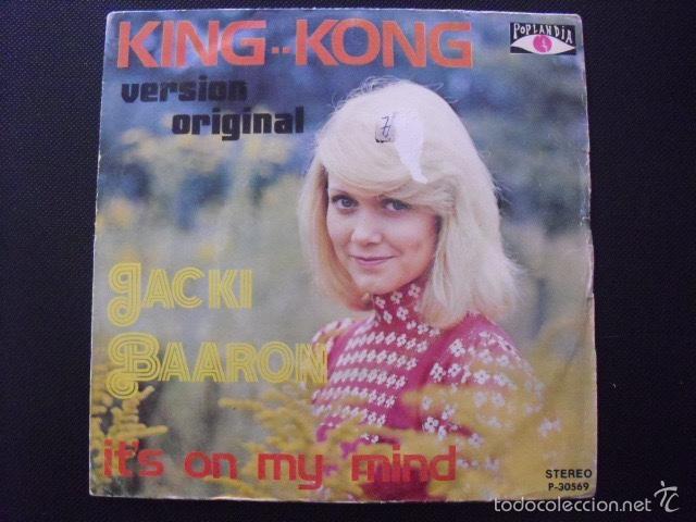 Discos de vinilo: JACKI BAARON. KING KONG. SINGLE 1973. - Foto 1