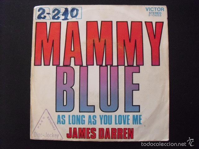 Discos de vinilo: JAMES DARREN. MAMMY BLUE. SINGLE 1971. - Foto 1
