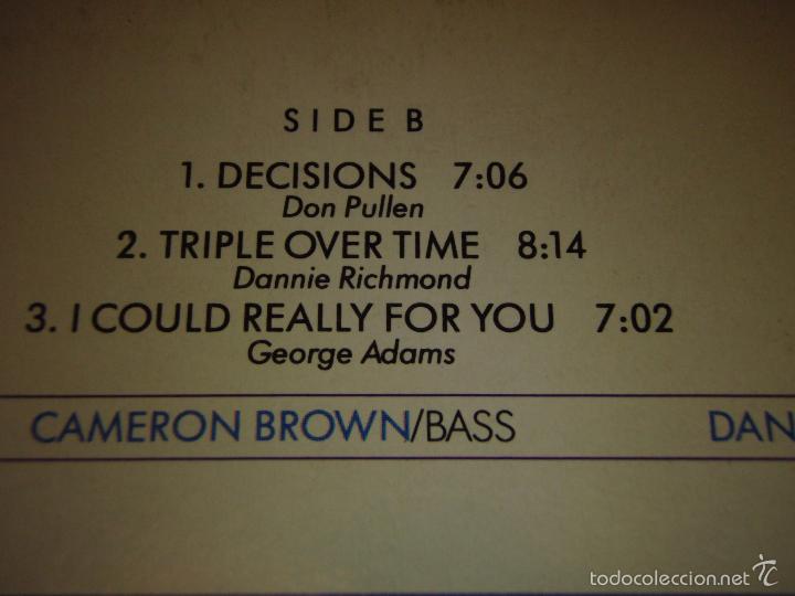 Discos de vinilo: GEORGE ADAMS / DON PULLEN QUARTET ( DECISIONS ) 1984 - HOLANDA LP33 - Foto 4