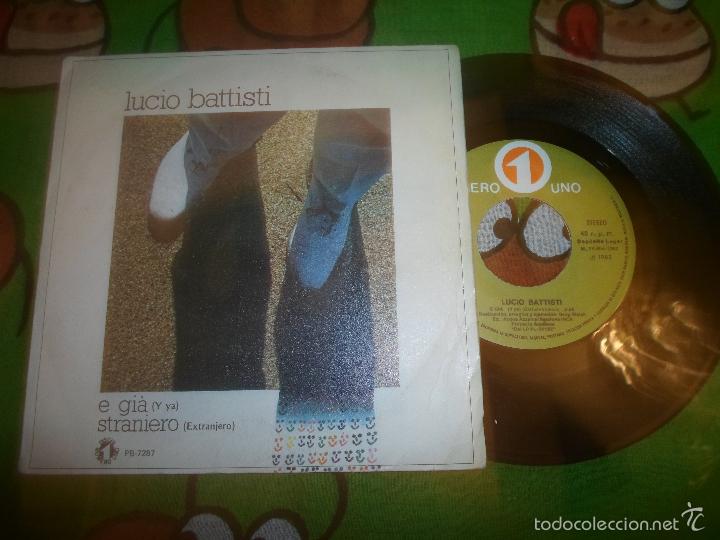 Discos de vinilo: LUCIO BATTISTI, E GIA, Y YA - Foto 1