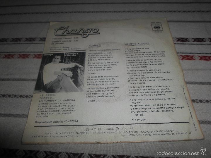 Discos de vinilo: CHANGO TOMALO - Foto 2