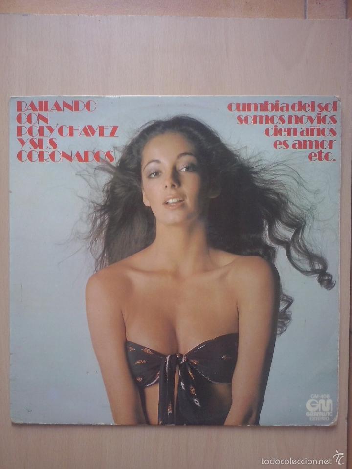 Dischi in vinile: bailando con poly chavez y sus coronados- lp gramusic 1975
