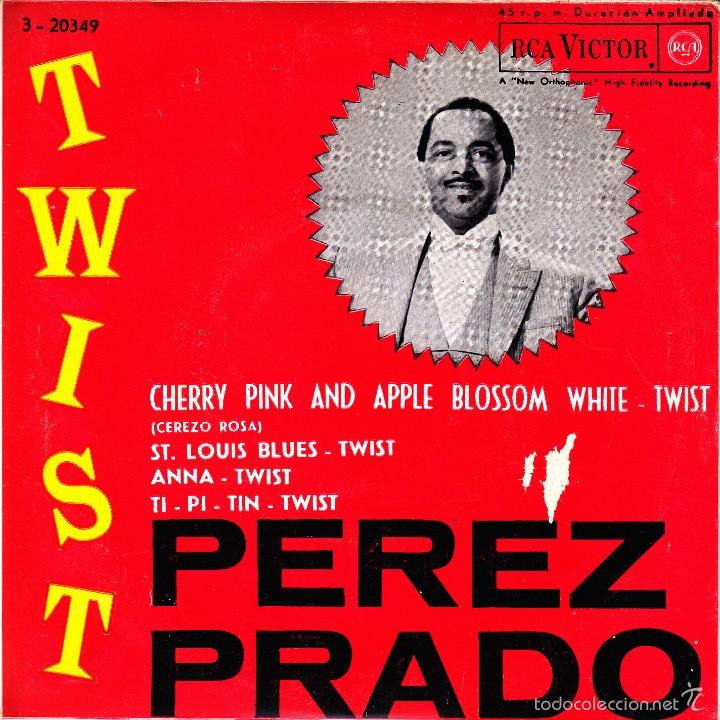 Disques de vinyle: PEREZ PRADO-CHERRY PINK AND APPLE BLOSSOM WHITE + ST LOUIS BLUES + ANA + TI PI TIN EP VINILO 1962