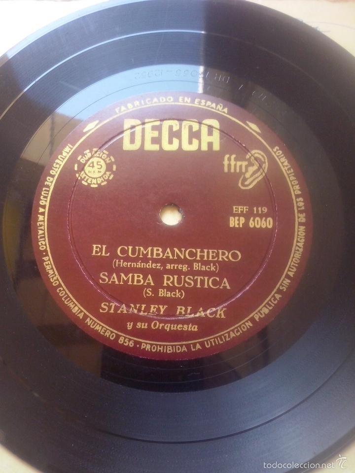 Discos de vinilo: stanley black- el cumbanchero +3- ep decca 1956 - Foto 3