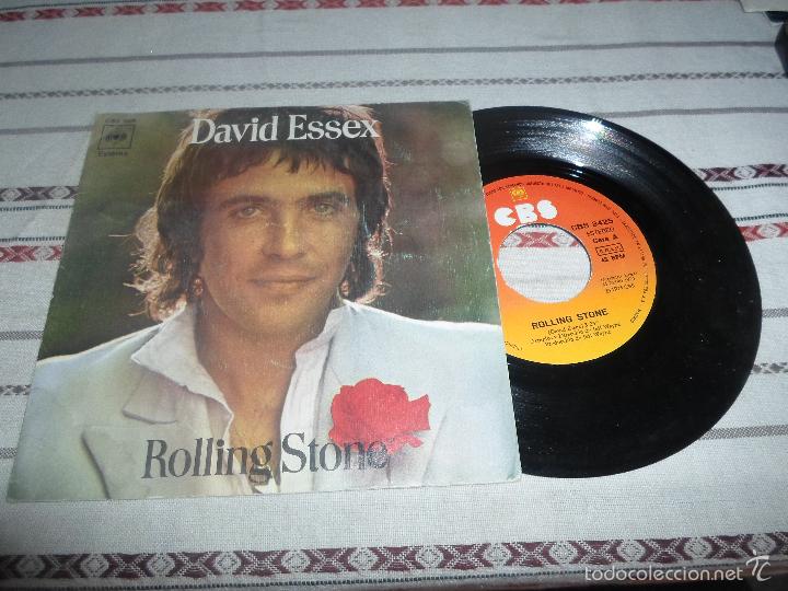 Discos de vinilo: DAVID ESSEX ROLLING STONE - Foto 1