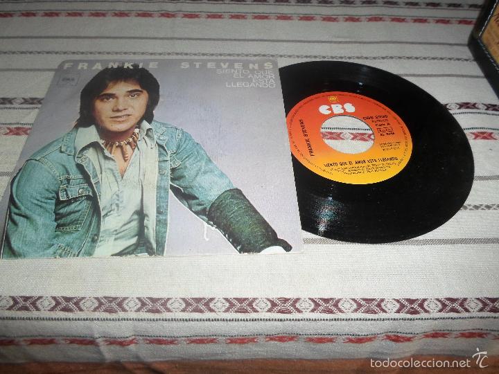 Discos de vinilo: FRANKIE STEVENS SIENTO QUE EL AMOR ESTA LLEGANDO - Foto 1
