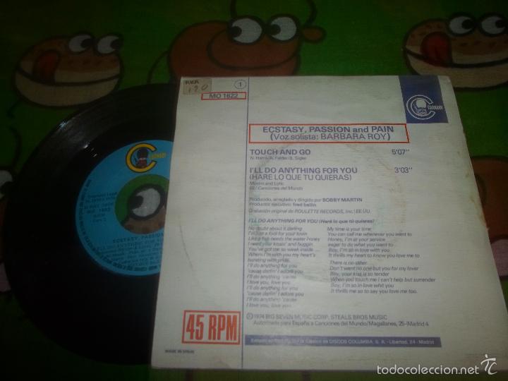 Discos de vinilo: ECSTASY ,PASSION AND PAIN .- TOUCH AND GO - Foto 2