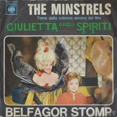 Discos de vinilo: THE MINSTRELS - CAM-CAMINÌ / BELFAGOR STOMP- SINGLE ITALY 1965