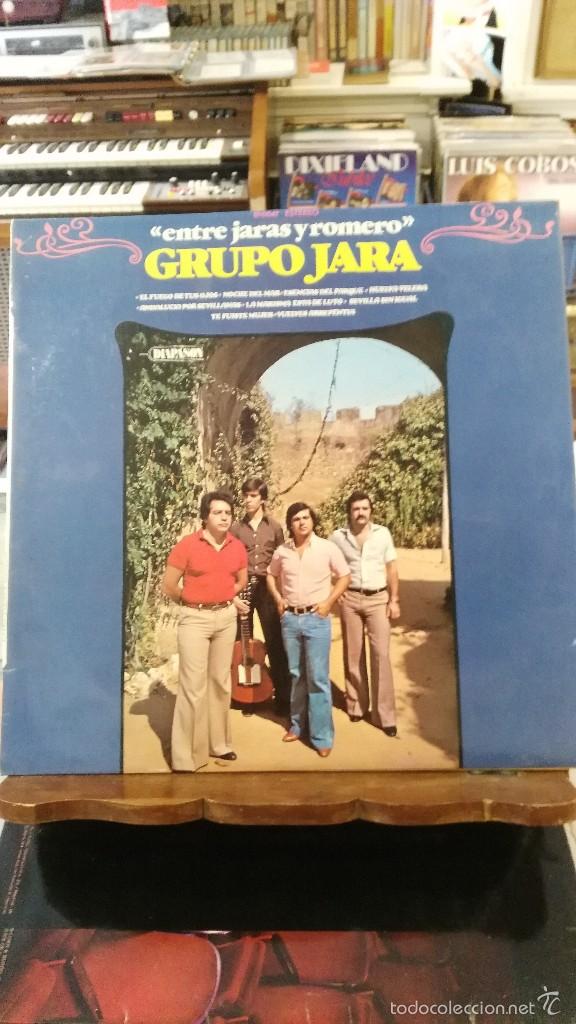 Discos de vinilo: Grupo Jara - Entre jaras y Romero - LP. sello Diapas&oacute;n 1979