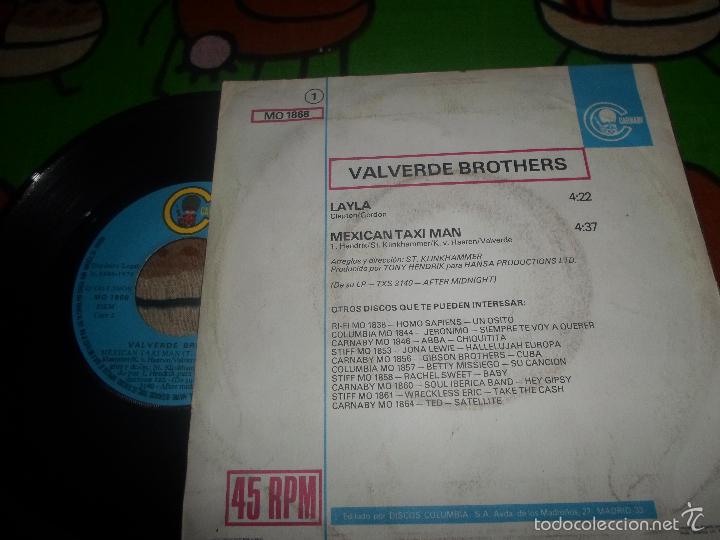 Discos de vinilo: VALVERDE BROTHERS - LAYLA - Foto 2