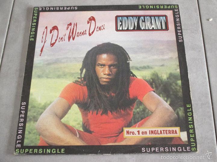 Discos de vinilo: EDDY GRANT - I DONT WANNA DANCE - MAXI - Foto 1