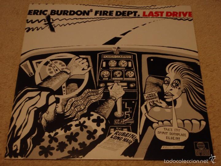 Discos de vinilo: Eric Burdons Fire Dept. &ndash; Last Drive Germany 1980 Ariola - Foto 1