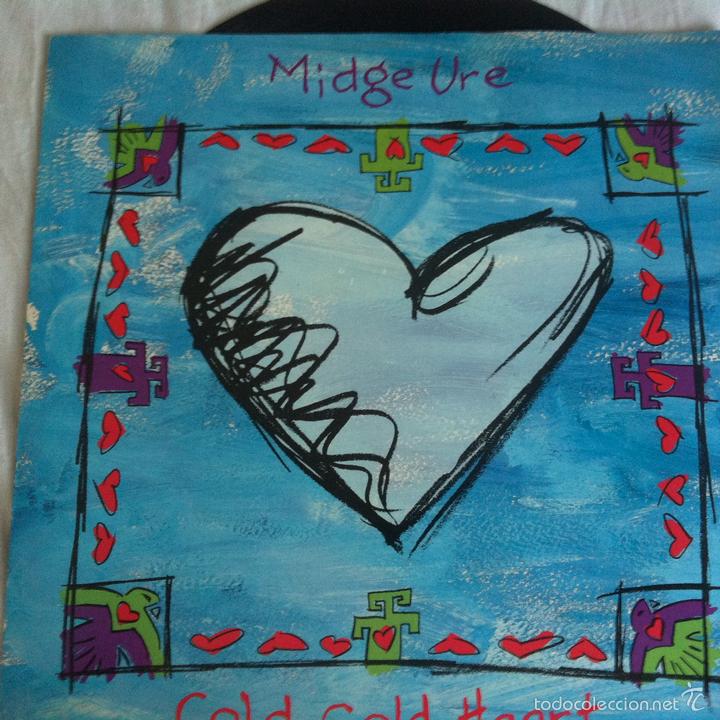 Discos de vinilo: 12 MAXI-MIDGE URE-COLD COLD HEART - Foto 1