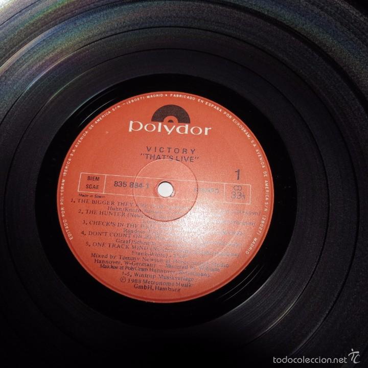 Discos de vinilo: victory - that&acute;s live - Foto 3