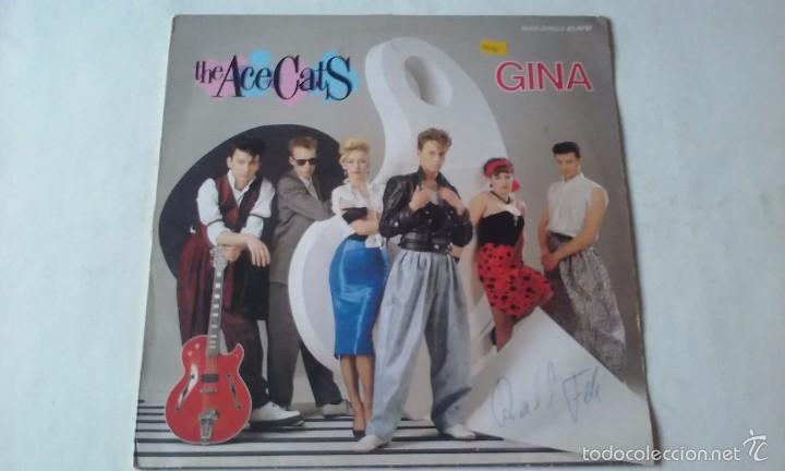 Discos de vinilo: The Ace Cats - Gina - 1985 - Foto 1