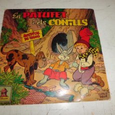Discos de vinilo: EN PATUFET I ELS CONILLS ODEON 1958 VINILO ROJO DIFICIL BSOE 4.049