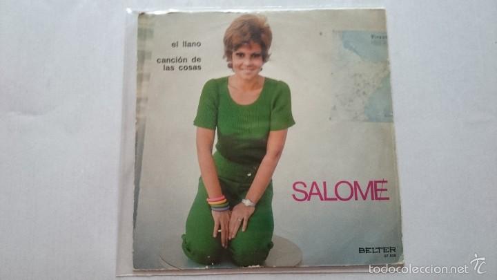Discos de vinilo: SALOME - EL LLANO / CANCION DE LAS COSAS (1970) - Foto 1