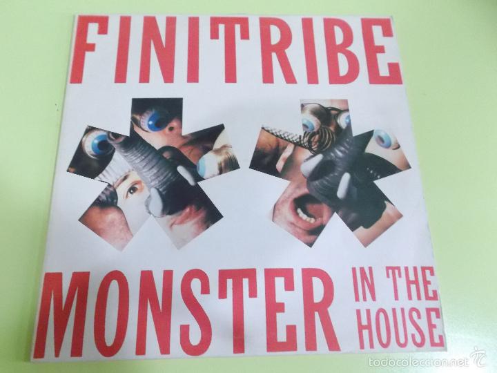 Discos de vinilo: FINITRIBE - MONSTER IN THE HOUSE - 1989 - EBM - Foto 1