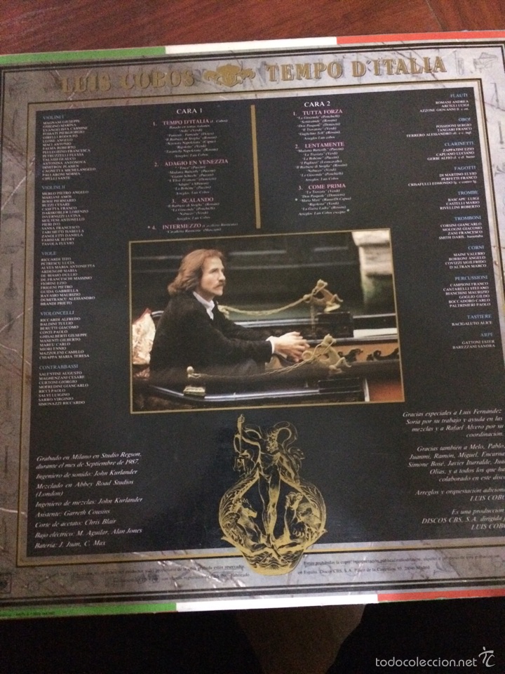 Discos de vinilo: LUIS COBOS-TEMPO DITALIA - Foto 2