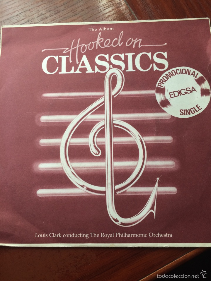 Discos de vinilo: LOUIS CLARK-HOOKED ON CLASSICS-PROMO NUEVO - Foto 1